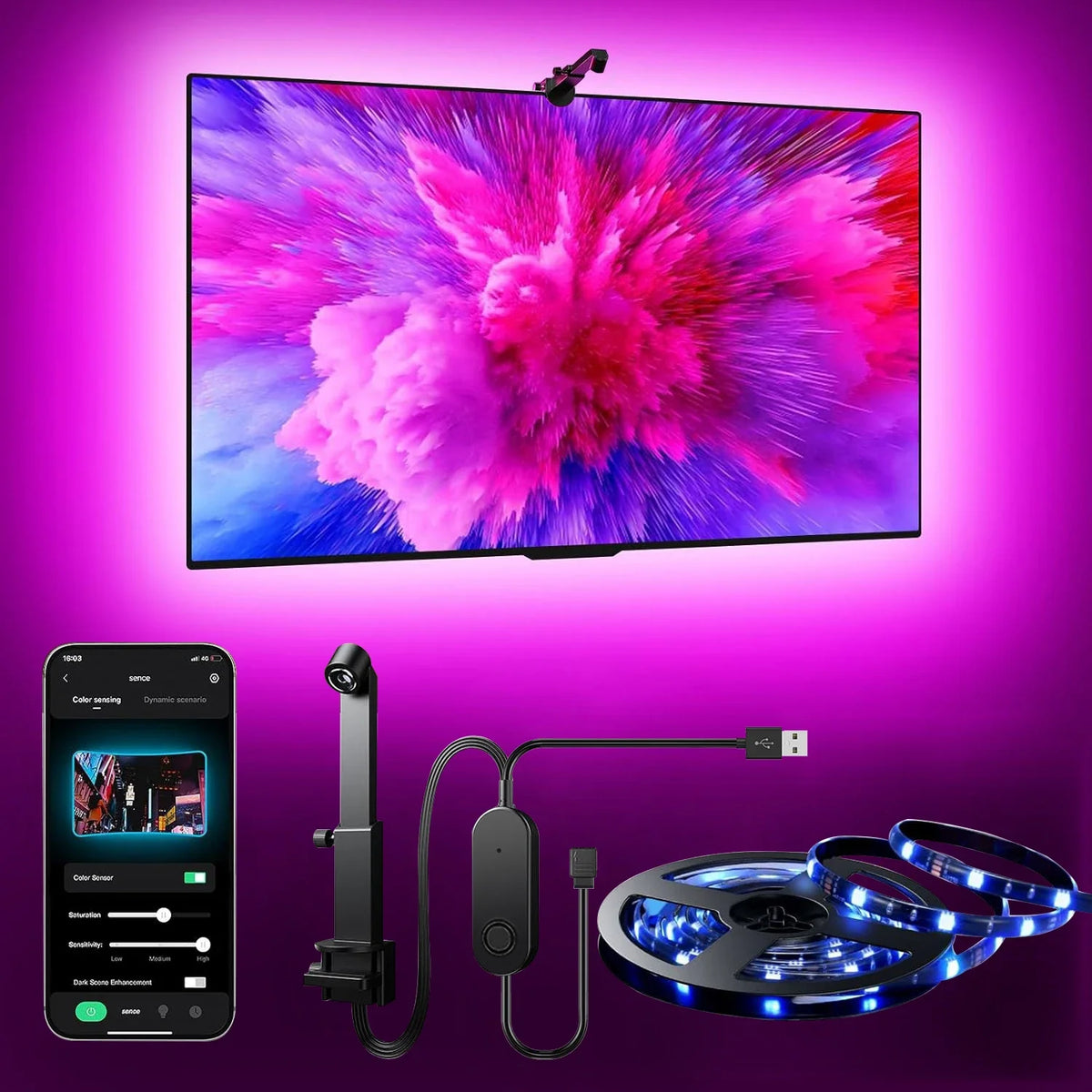 LumiSync™ Immersive TV Backlight